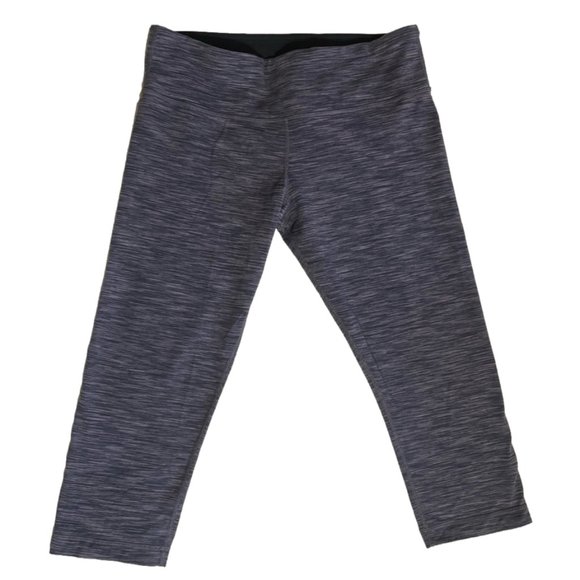 Lululemon Wunder Under Crop Wee Are From Space Black Cashew / Black Size 10 - Picture 6 of 12